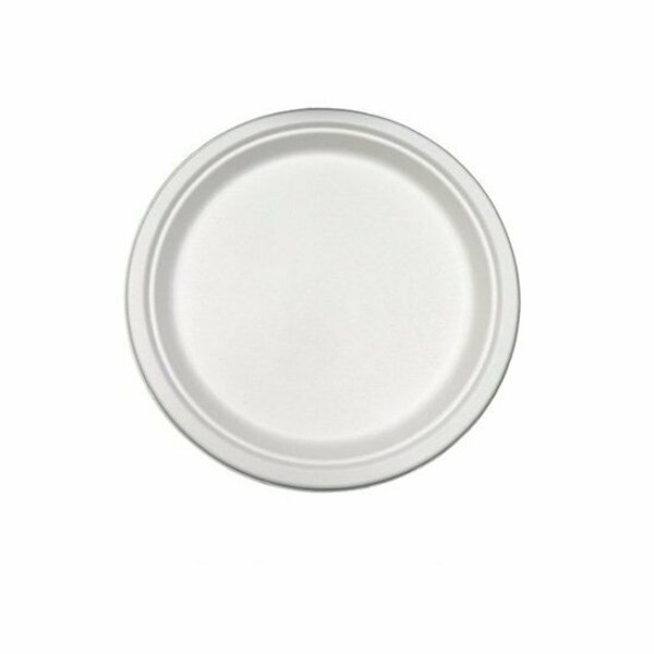 Americareroyal PL-06CT PrimeWare 6 in. Heavy Weight Plate Natural White Bagasse, 5PK PL-06